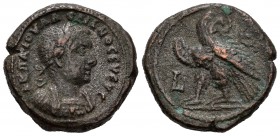 Galieno. Tetradracma. 265-266 d.C. Alejandría. (Dattari-5288). Ae. 10,34 g. BC+. Est...35,00.