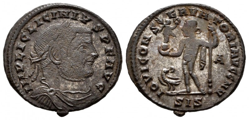 Licinio I. Follis. 308-324 d.C. Siscia. (Ric-234a). Ae. 3,76 g. EBC-/EBC. Est......