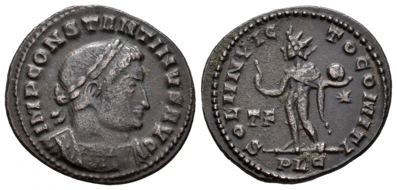 Constantino I. Follis. 314-315 d.C. Lugdunum. (Spink-16069). (Ric-34). Rev.: SOL...