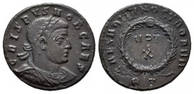 Crispo. Centenional. 321 d.C. Arles. (Spink-16745). Ae. 2,38 g. MBC+. Est...25,00.