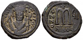 Tiberio II Constantino. Follis. 578-582 d.C. Nicomedia. (Sear-441). Ae. 12,63 g. MBC. Est...40,00.