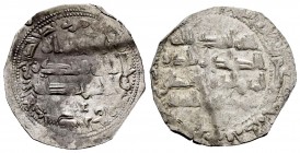 Emirato. Abderrahman II. Dirham. 224 H. Al Andalus. (V-205). Ag. 2,32 g. BC/BC-. Est...15,00.