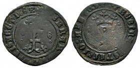 Fernando e Isabel (1474-1504). Blanca. Granada. (Cal 2019-32). Ae. 1,01 g. MBC-. Est...25,00.
