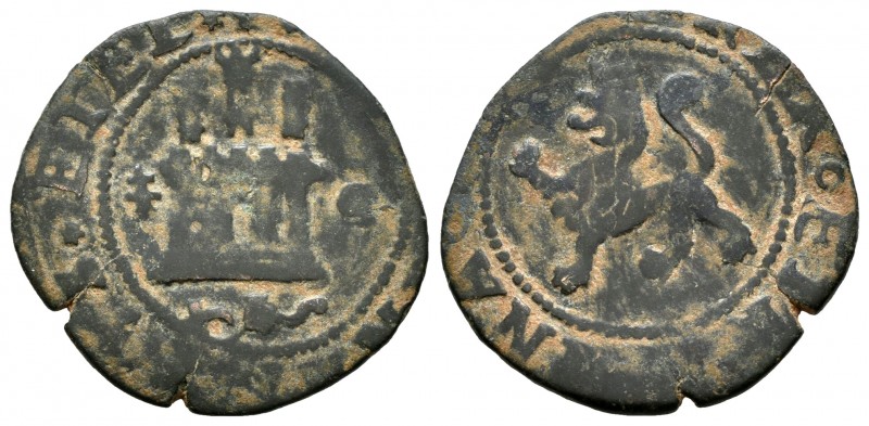 Fernando e Isabel (1474-1504). 2 maravedís. Cuenca. (Cal-89). (Rs-365). Ae. 3,01...