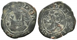 Felipe II (1556-1598). 2 maravedís. Coruña. V. (Cal-54). Ae. 2,96 g. MBC-. Est...30,00.