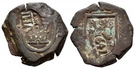 Felipe IV (1621-1665). Resellado de 8 maravedís. 1641. Segovia. Ae. 6,92 g. MBC-. Est...18,00.