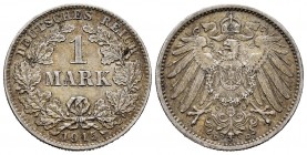 Alemania. 1 marco. 1915. Munich. D. (Km-14). Ag. 5,51 g. EBC-. Est...25,00.