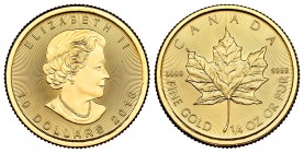 Canadá. Elizabeth II. 10 dollars. 2016. Au. 7,79 g. SC. Est...350,00.