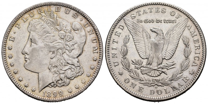 Estados Unidos. 1 dollar. 1899. Nueva Orleans. O. (Km-110). Ag. 26,64 g. MBC+. E...