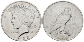 Estados Unidos. 1 dollar. 1922. Philadelphia. (Km-150). Ag. 26,78 g. EBC. Est...30,00.