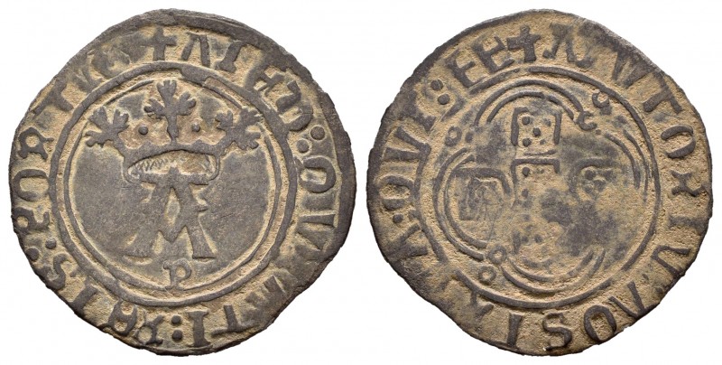 Portugal. Alfonso V (1416-1458). Cotrim. Oporto. (Gomes-16.04). Ve. 1,18 g. Esca...