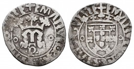 Portugal. Manuel I. Vintém. (1495-1521). Oporto. (Gomes-tipo 38). Ag. 1,52 g. MBC-. Est...45,00.