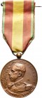 Alfonso XIII (1886-1931). Medalla. 1912. (Guerra-815). Ae. 17,64 g. Distinción por méritos en la acción civil y militar en África. Con cinta y pasador...