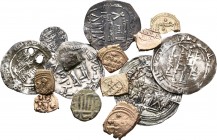 Lote de 14 monedas de Al Andalus, incluye fracciones de dinar (7), dirhams (5), quirates (1) y felús (1) . A EXAMINAR. BC/MBC-. Est...120,00.