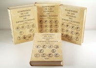 Compendio de las monedas del Imperio Romano. Volumen I, II, III y IV. Autor: Juan R. Cayón. 1985, Madrid. MBC+. Est. 450,00.