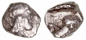 Atenas
Hemióbolo. AR. (449-413 a.C.). A/Cabeza de Atenea con casco a der. R/Lechuza. 0.51g. 8.00mm. GC.2531. (BC).