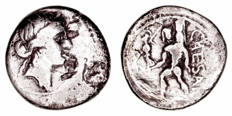 Julio César
Denario. AR. Galia. (47-46 a.C.). Forrado. A/Cabeza de Venus diadem...