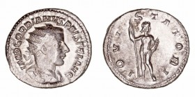Gordiano III
Antoniniano. AR. (238-244). R/IOVI STATORI. 3.34g. RIC.84. MBC.