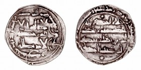Emirato Independiente
Abd al Rahman II
Dírhem. AR. Al Andalus. 236 H. 1.82g. V.209. Recortada de época. BC.