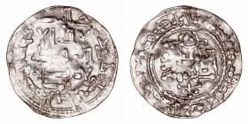 Califato de Córdoba
Abd al Rahman III
Dírhem. AR. Medina Azzahra. 337 H. 2.36g. V.417. BC+.
