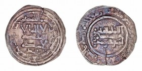 Califato de Córdoba
Abd al Rahman III
Dírhem. AR. Medina Azzahra. 342 H. 2.51g. V.424. Tonalidad y ligera grieta. BC+.