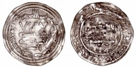Califato de Córdoba
Abd al Rahman III
Dírhem. AR. Medina Azzahra. 347 H. 2.73g. V.441. Alabeada. (BC-).