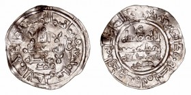 Califato de Córdoba
Hixem II
Dírhem. AR. Al Andalus. 390 H. 2.50g. V.545. Alabeada. (MBC-).