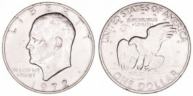 Estados Unidos 
Dólar. Cuproníquel. 1972. 22.60g. KM.203. MBC+.