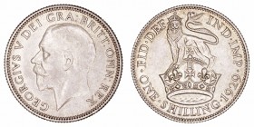 Gran Bretaña Jorge V
Shilling. AR. 1929. 5.64g. KM.833. EBC-.