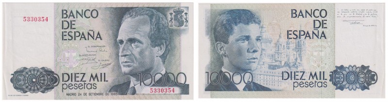 Juan Carlos I, Banco de España
10000 Pesetas. 24 septiembre 1985. Sin serie. ED...