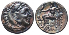 Greek, Kings of Macedon, Alexander III the Great 336-232 BC, Ar Drachm.

Condition: Very Fine

Weight: 4.30 gr
Diameter: 17 mm
