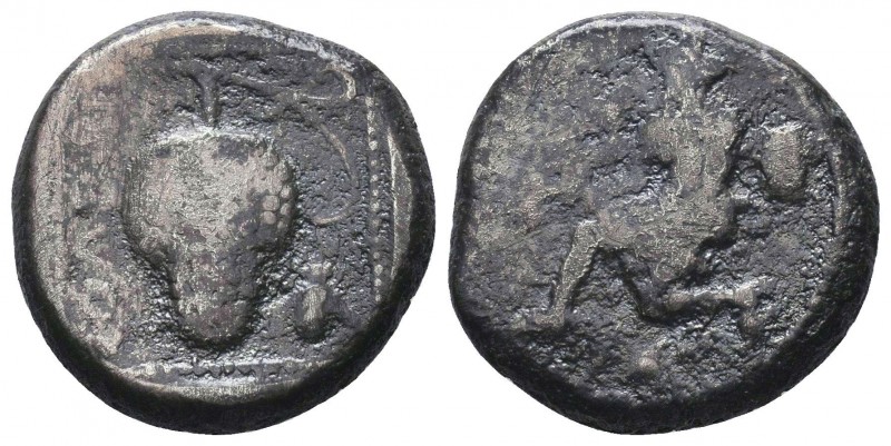 CILICIA, Soloi. Circa 425-400 BC. AR Stater . Amazon, kneeling left, wearing poi...
