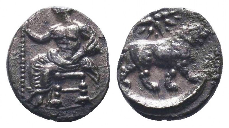 CILICIA, Myriandros. Mazaios. Satrap of Cilicia, 361/0-334 BC. AR Obol

Conditio...