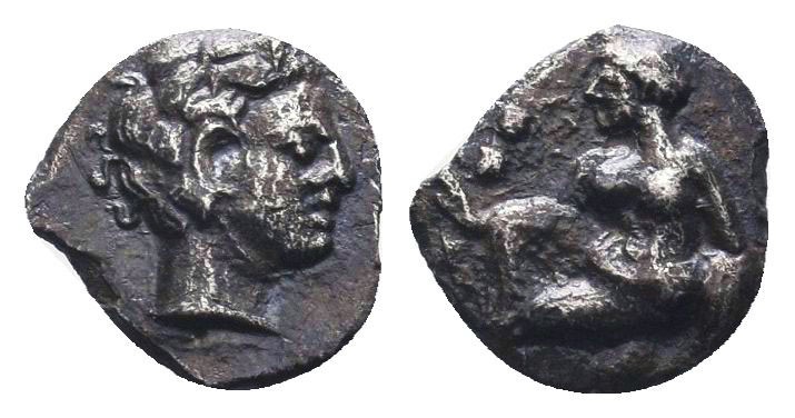 CILICIA, Tarsus. Circa 425-385 BC. AR Obol 

Condition: Very Fine

Weight: 0.20 ...