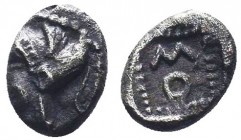 CILICIA, Soloi. 425-400 BC. AR Obol

Condition: Very Fine

Weight: 0.30 gr
Diameter: 6 mm