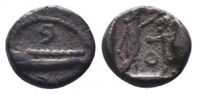 Samaria AR Obol. c. 375-333. BC.

Condition: Very Fine

Weight: 0.90 gr
Diameter: 9 mm