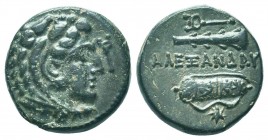 Greek, Kings of Macedon, Alexander III the Great 336-232 BC, Ae

Condition: Very Fine

Weight: 5.60 gr
Diameter: 18 mm