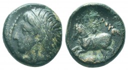 Kings of Macedon . Philippos II. (359-336 BC). AE 

Condition: Very Fine

Weight: 6.40 gr
Diameter: 17 mm