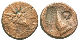 PONTOS. Uncertain. Ae (Circa 130-100 BC).

Condition: Very Fine

Weight: 9.80 gr
Diameter: 19 mm