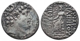 Seleukid kings . Philippos I. Philadelphos (95-83 BC). AR Tetradrachm

Condition: Very Fine

Weight: 15.30 gr
Diameter: 22 mm