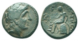 SELEUKID KINGS OF SYRIA. (1st - 2nd Century BC). Ae.

Condition: Very Fine

Weight: 4.90 gr
Diameter: 16 mm