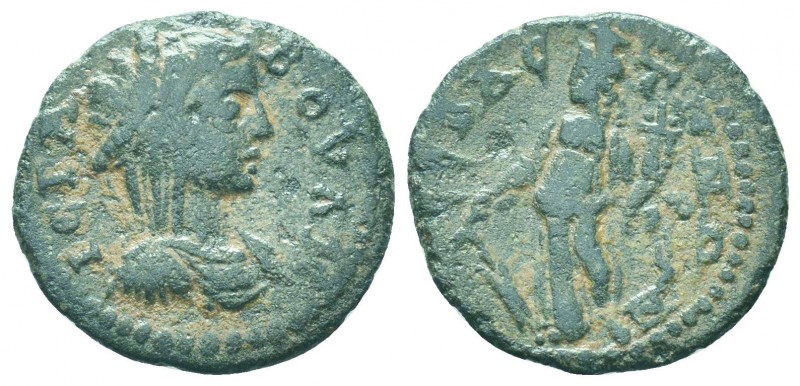 Pseudo-autonomous AE, 264-267 AD, 

Condition: Very Fine

Weight: 3.30 gr
Diamet...