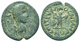 Pseudo-autonomous issue. Time of Hadrian, AD 117-138. Æ???

Condition: Very Fine

Weight: 4.50 gr
Diameter: 22 mm