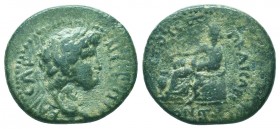 Nero (54-68). Cilicia, Anazarbus. Æ Hemiassarion 

Condition: Very Fine

Weight: 4.10 gr
Diameter: 18 mm