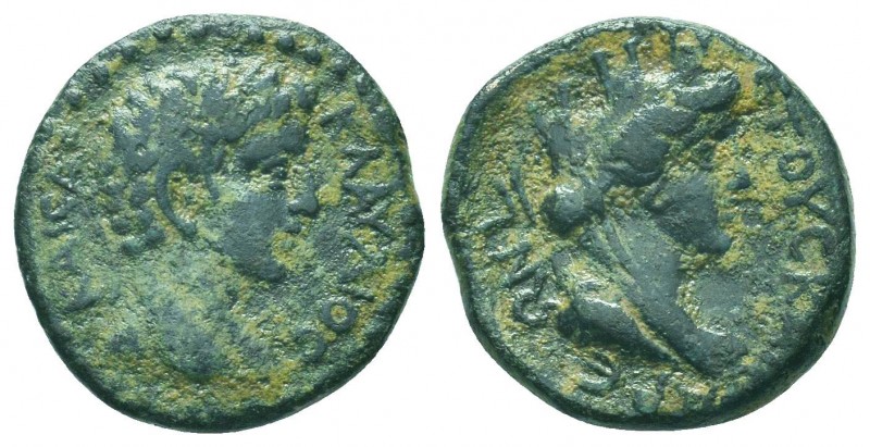 CILICIA. Anazarbus? Claudius (41-54). Ae Hemiassarion. Dated RY 3 (43/4). Obv: K...