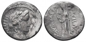 P. Clodius M.f. Turrinus. AR Denarius, 42 BC, Rome.

Condition: Very Fine

Weight: 3.40 gr
Diameter: 19 mm