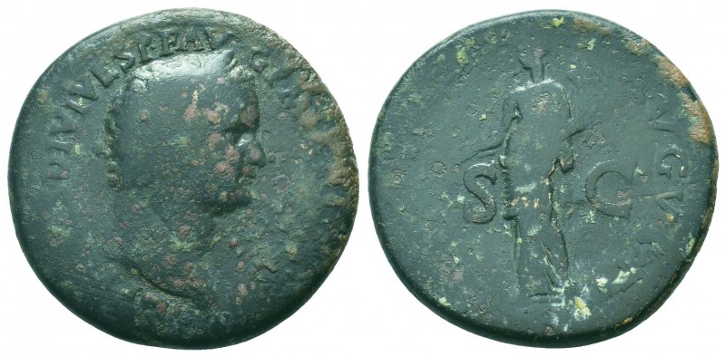 Vespasian. A.D. 69-79. AE sestertius

Condition: Very Fine

Weight: 24.00 gr
Dia...