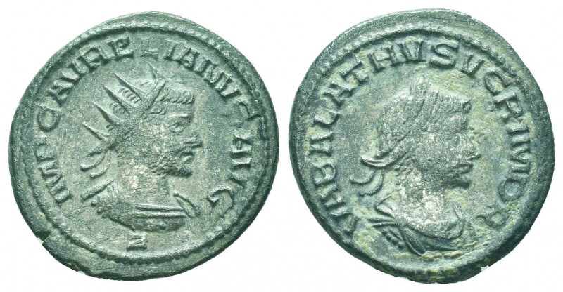 AURELIAN & VABALATHUS. 271-272 AD. Antoninianus 

Condition: Very Fine

Weight: ...