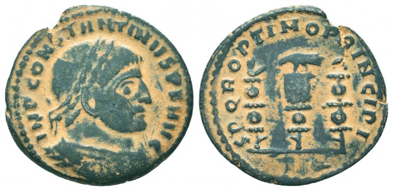 Constantin I. 306–337 Ae, Follis.

Condition: Very Fine

Weight: 3.80 gr
Diamete...