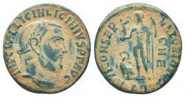 Licinius I (308-324 AD). AE Follis 

Condition: Very Fine

Weight: 3.30 gr
Diameter: 19 mm